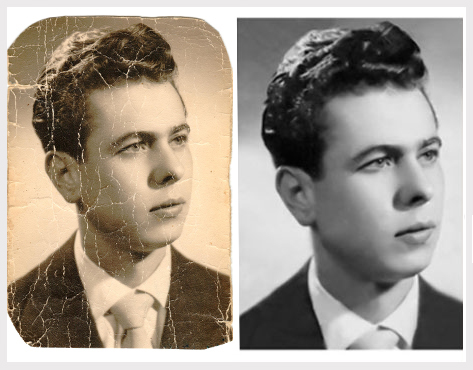 Restauracion de una foto antigua