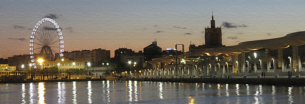 malaga de noche